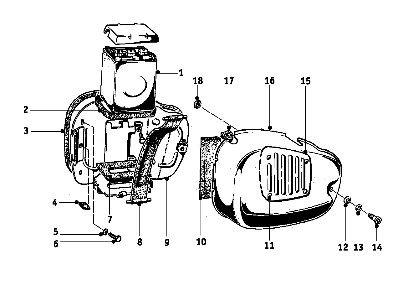 BMW Unterlage R26 R27 R50 R60 R69 61218042111