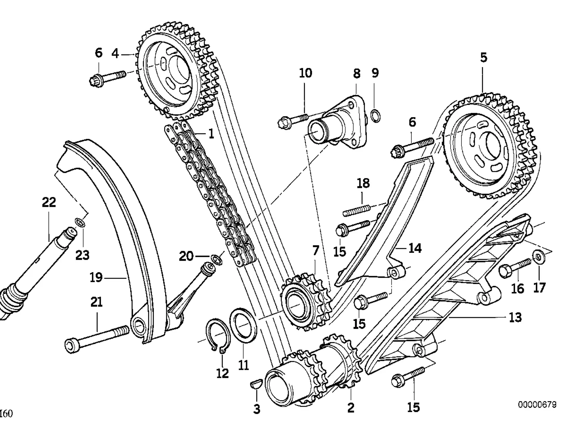 BMW Führungsschiene E31 E32 E34 E38 11311741247