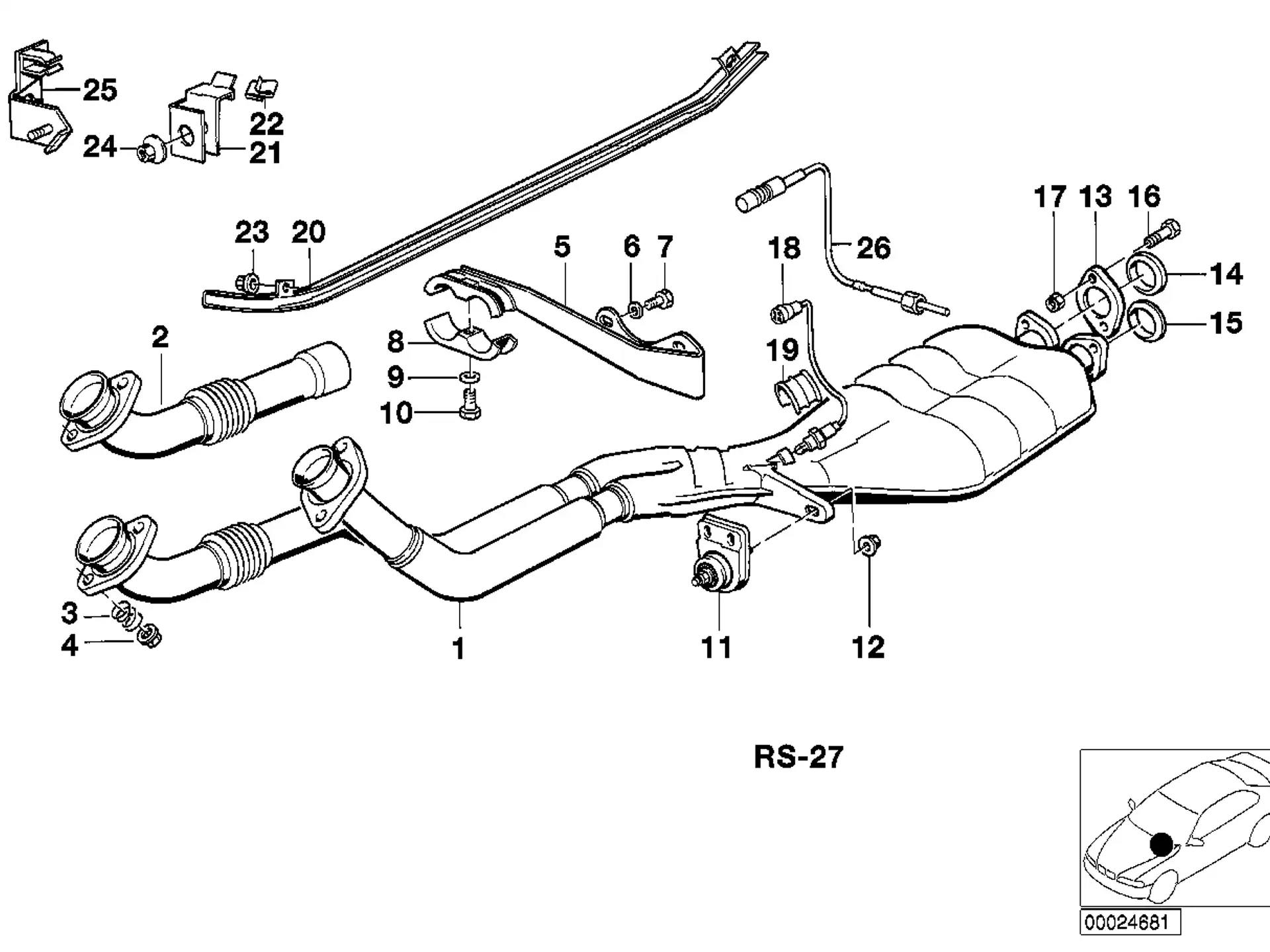 BMW Dichtring E12 E23 E24 E28 E32 E34 18111723532