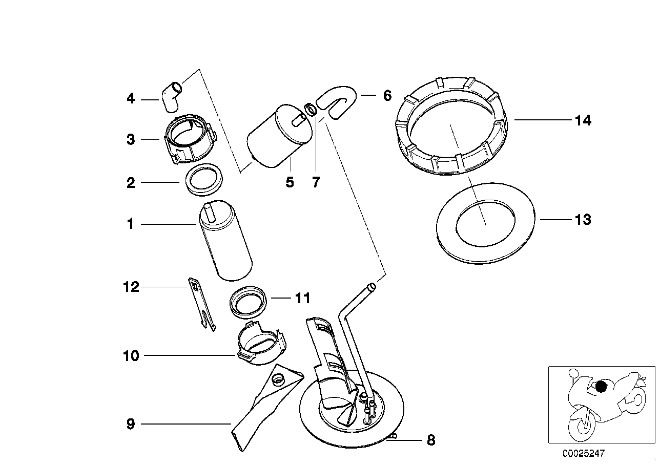 BMW Dichtung K41 16142347285