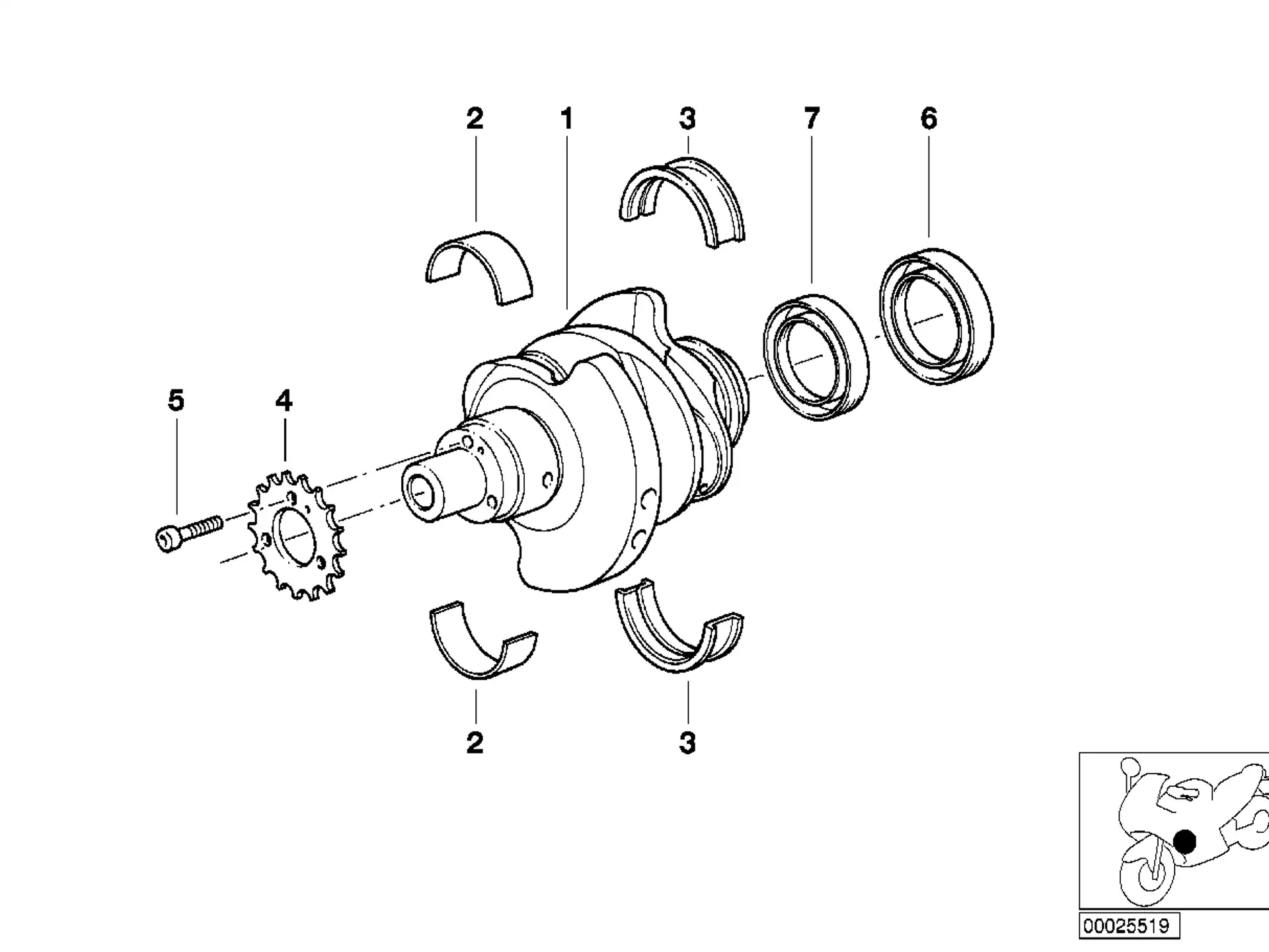 BMW Wellendichtring A61 K30 R21 R21A R22 R28 11111341087
