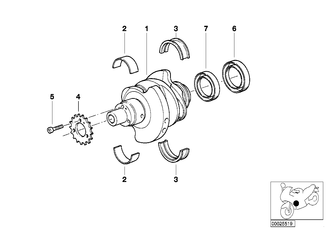 BMW Wellendichtring A61 K30 R21 R21A R22 R28 11111341087