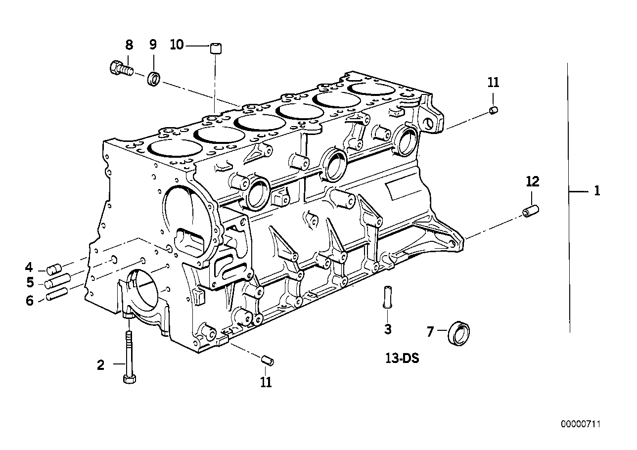 BMW Ölspritzdüse E34 E36 E38 E39 E46 E60 E85 11421748199 - 3er E4