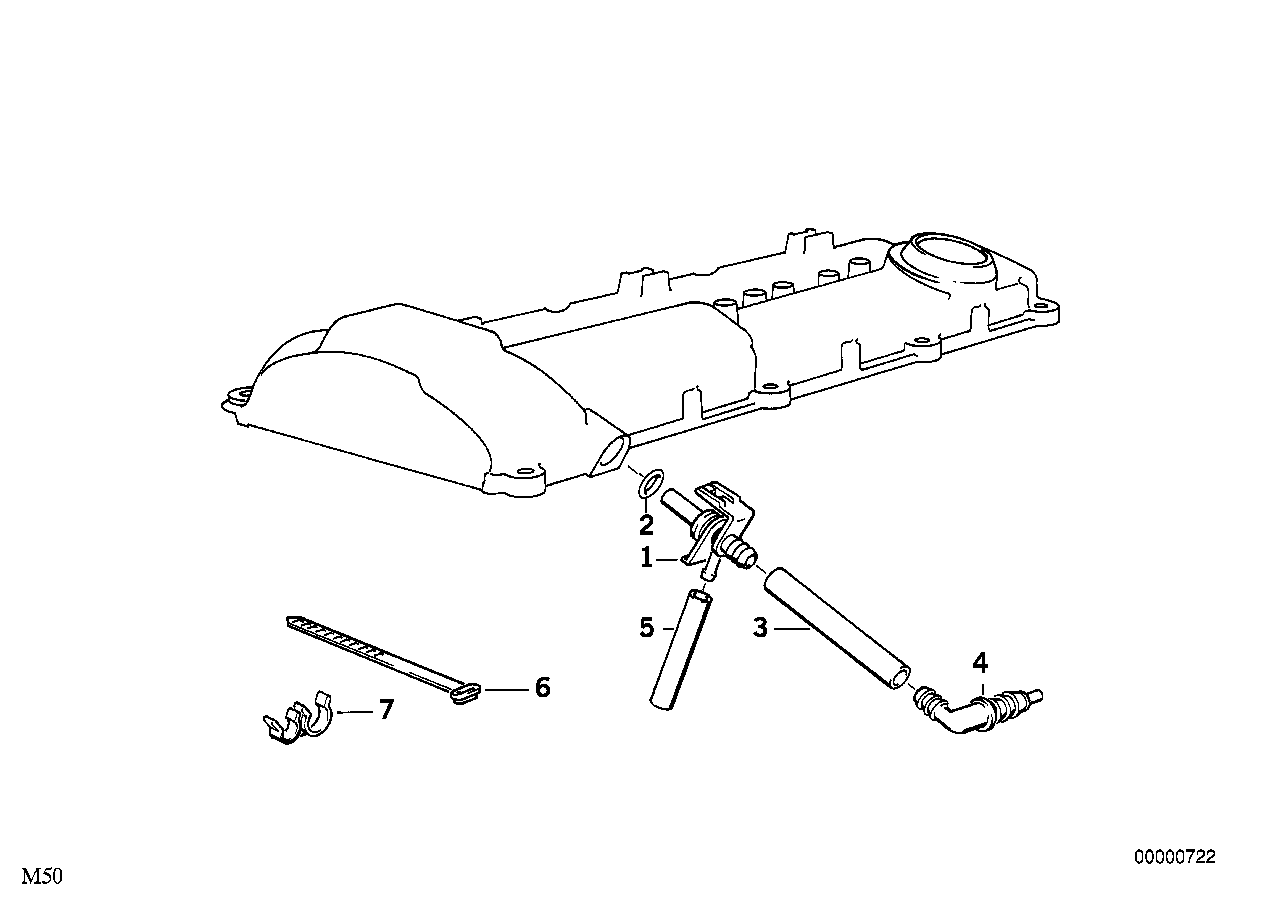 BMW Schlauch E34 11151735150