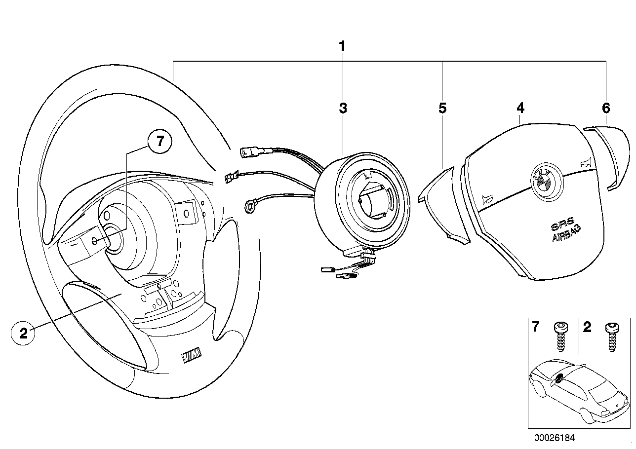 BMW Schleifring 32302229488