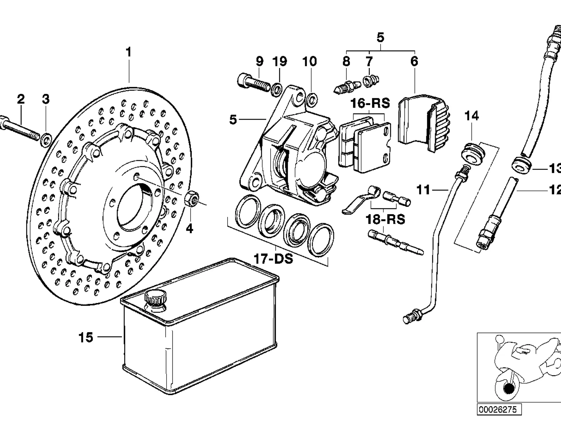 BMW Tülle R45 R45T R65 R65T K30 34321236462