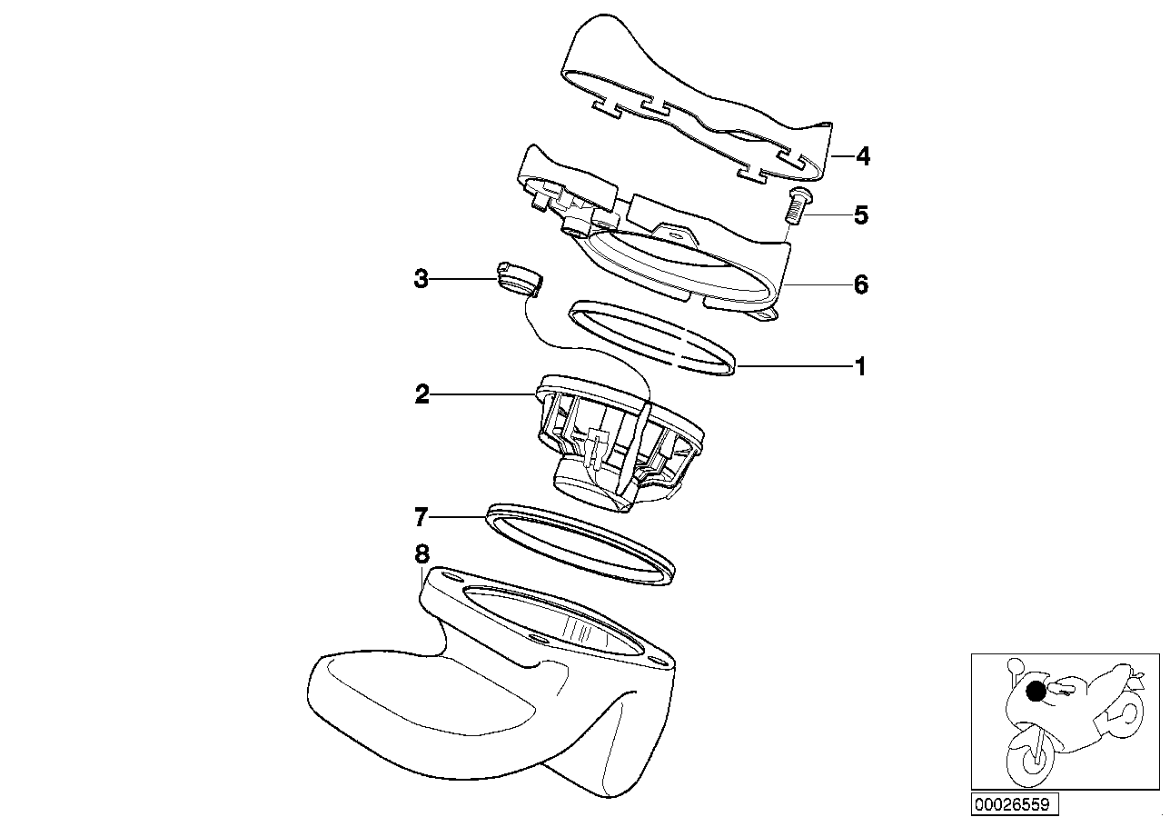 BMW Lautsprecher Hochton 63312305983