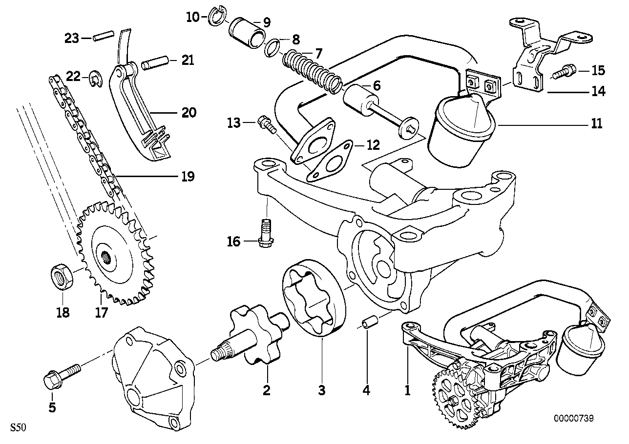 BMW Kette E36 E46 E85 E86 11411401399