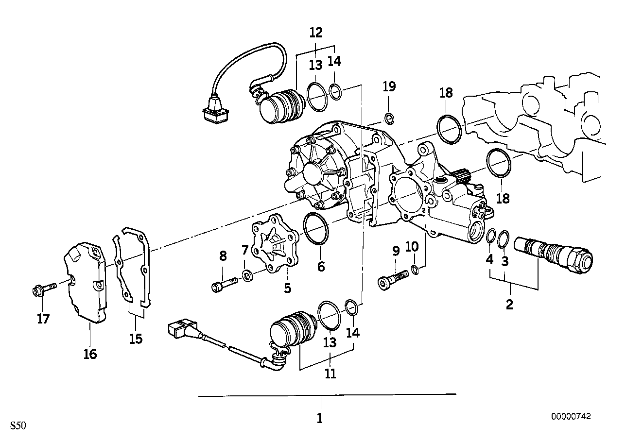 BMW Filterschraube E36 11361401973