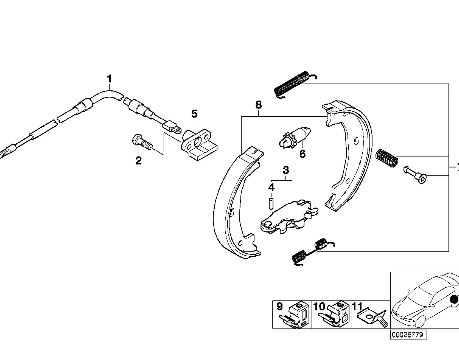 BMW Klemmschelle E38 E39 E52 E70 E71 E72 E85 E86 E89 F02 F04 F15 F16 F85 F86 R60 R61 35511161876