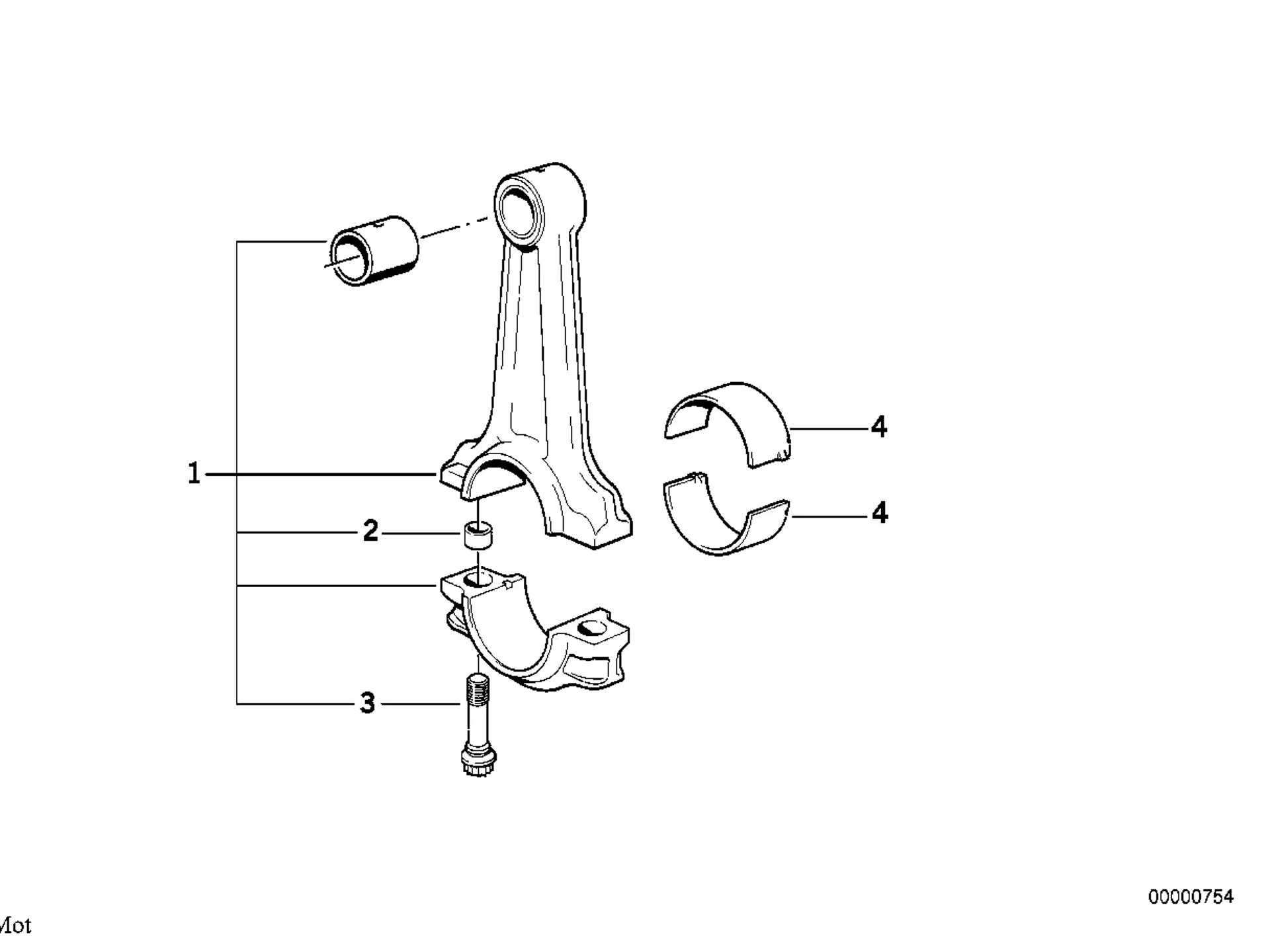 BMW Pleuelschraube E24 E23 E28 E30 E34 11241307140