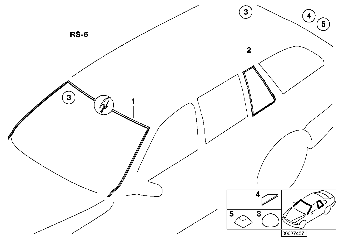 BMW Rahmen rechts E39 51348190650
