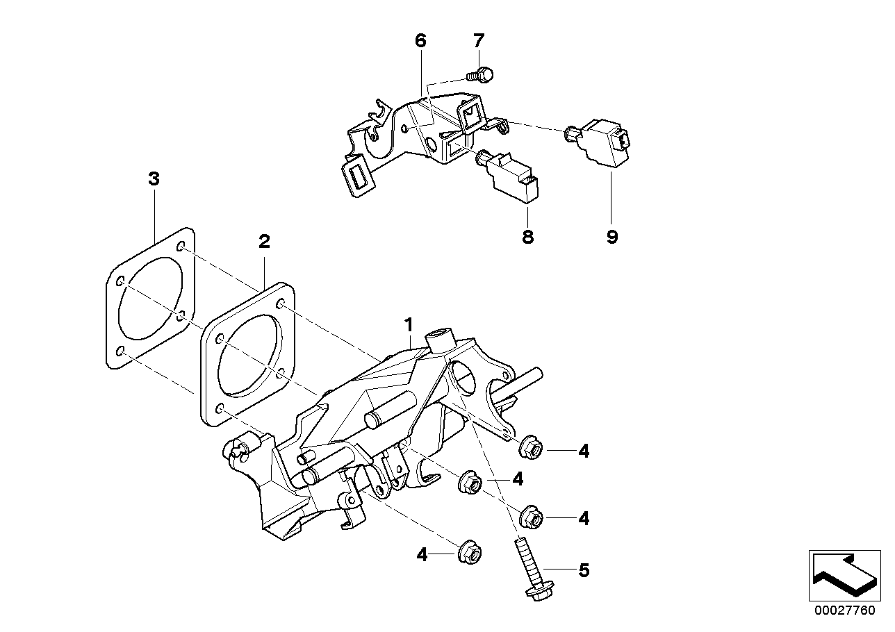 BMW Bremslichtschalter E38 E39 61318360853 - 5er E39, 7er E38