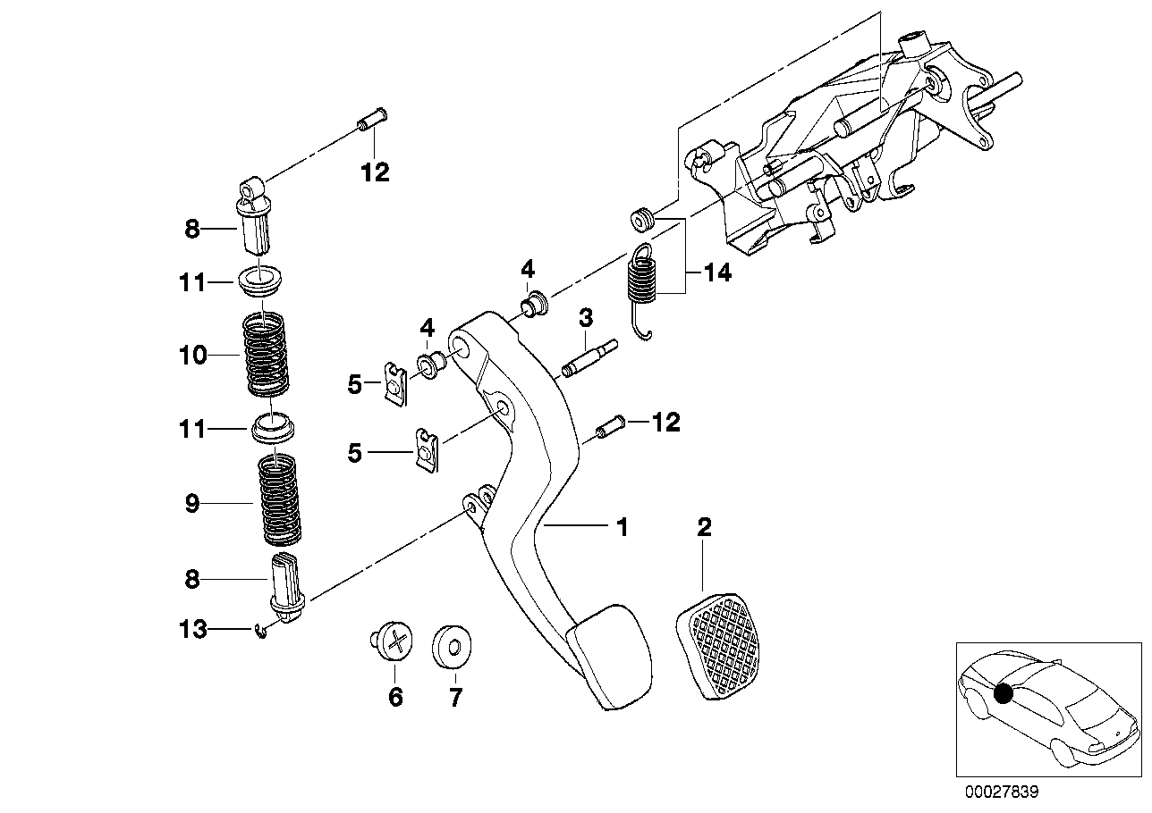 BMW Distanzhülse E38 E39 35311164427 - Bildposition 11