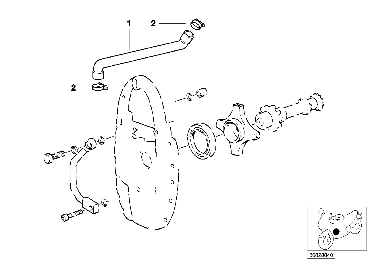 BMW Entlüftungsschlauch K30 11157672653