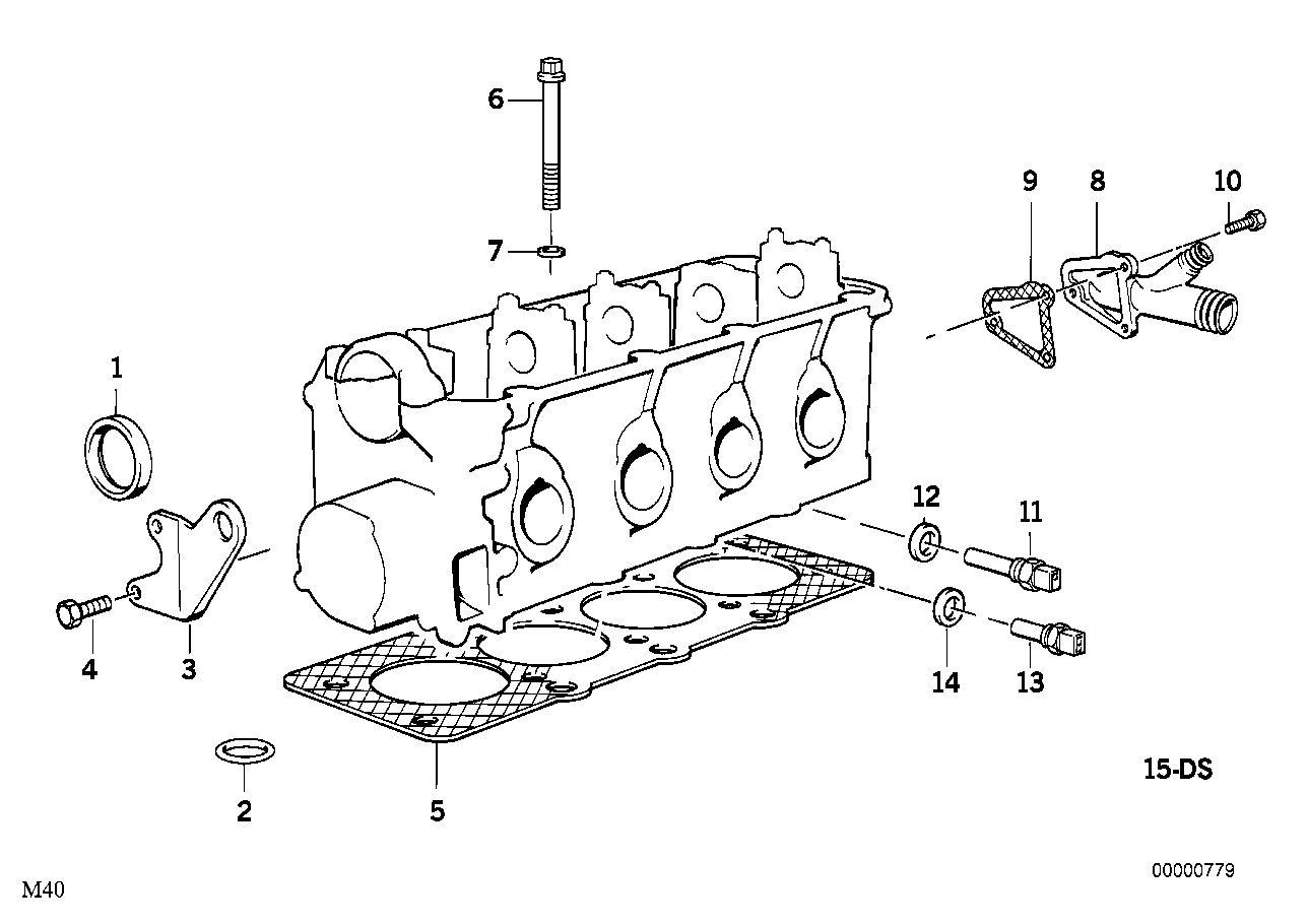BMW Zylinderkopfdichtung asbestfrei E30 E34 E36 E46 11127504586 -