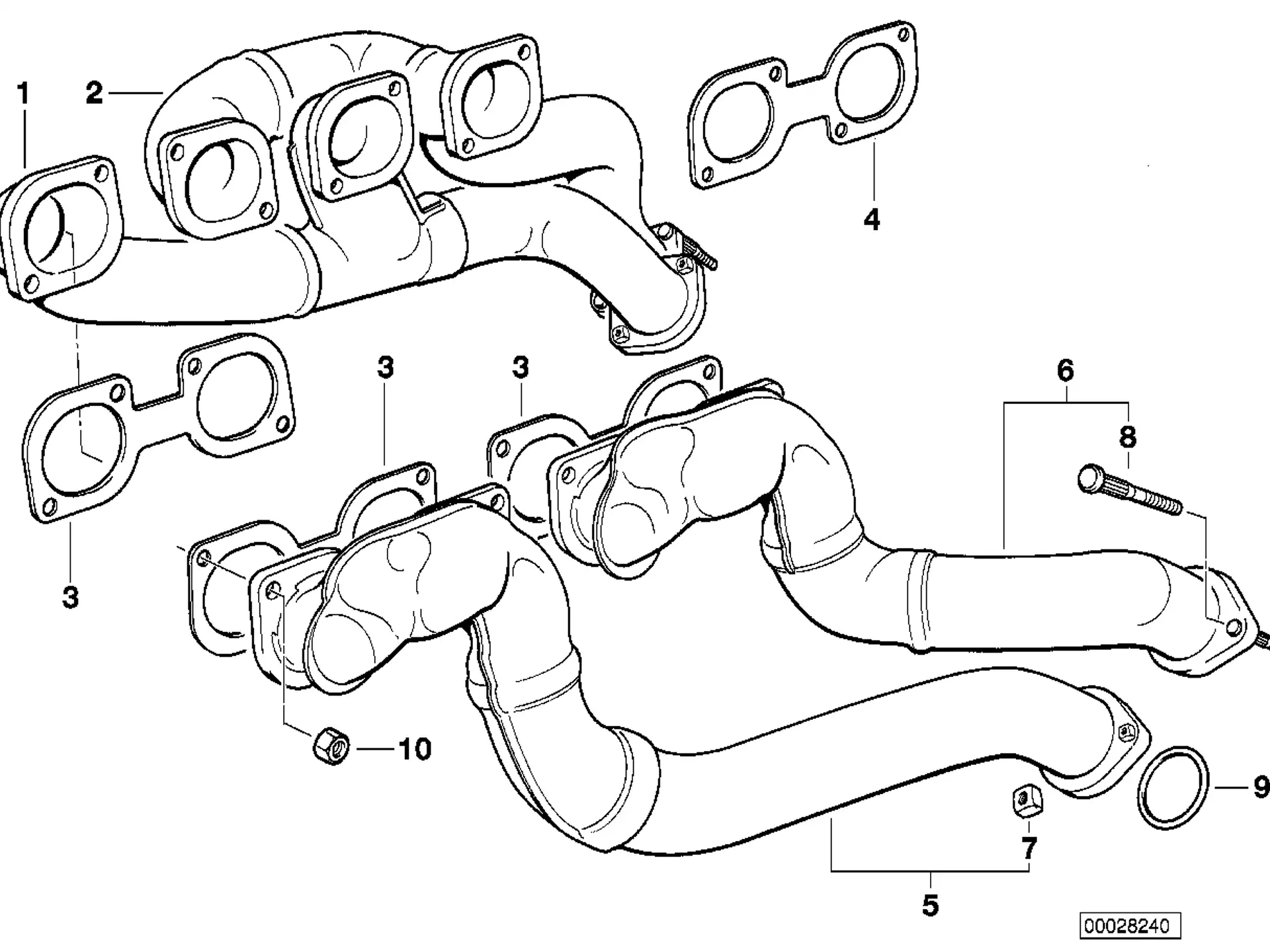 BMW Dichtring E31 E32 E34 E38 E39 E52 18301728734