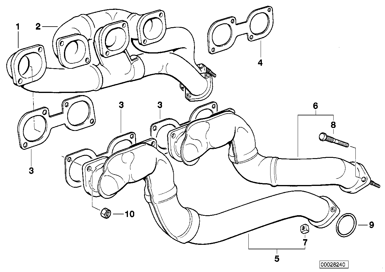 BMW Dichtung asbestfrei E31 E32 E34 E38 E39 E52 E53 E60 E61 E63 E