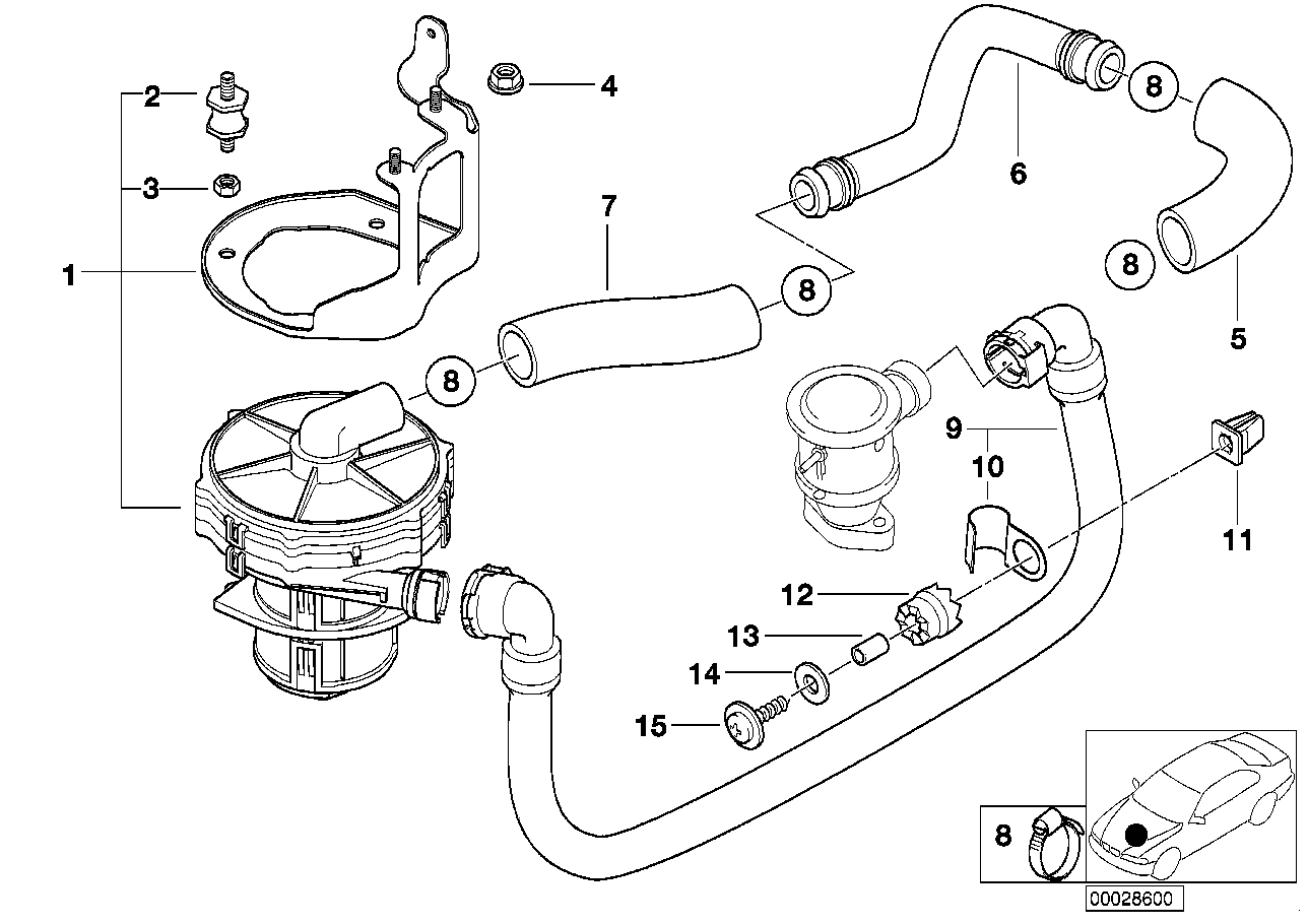 BMW Druckleitung 11721438264