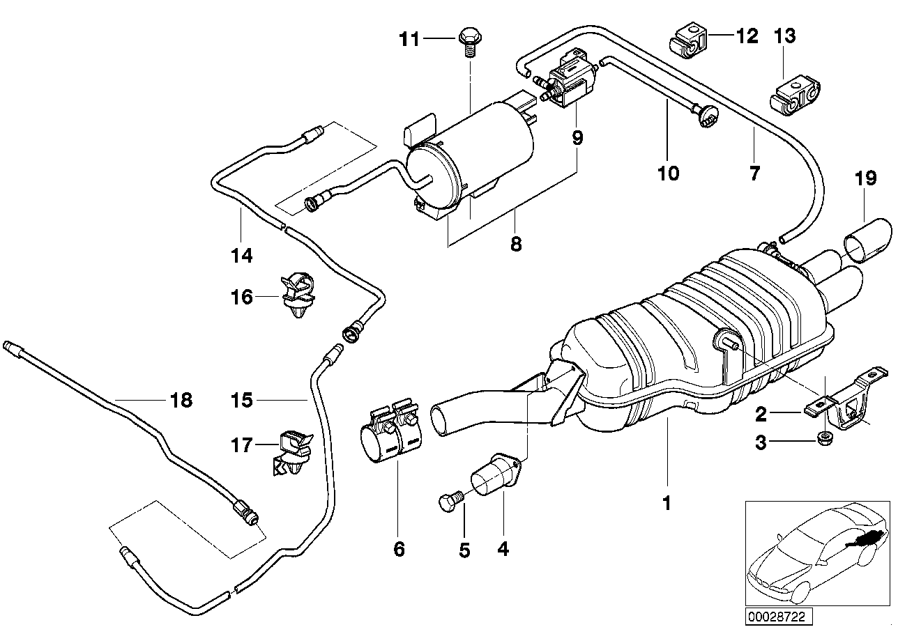 BMW Schwingungstilger E38 E46 E53 18301437556
