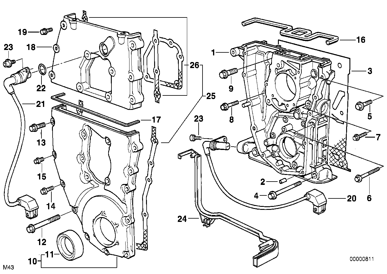 BMW Nockenwellensensor E36 12141739891