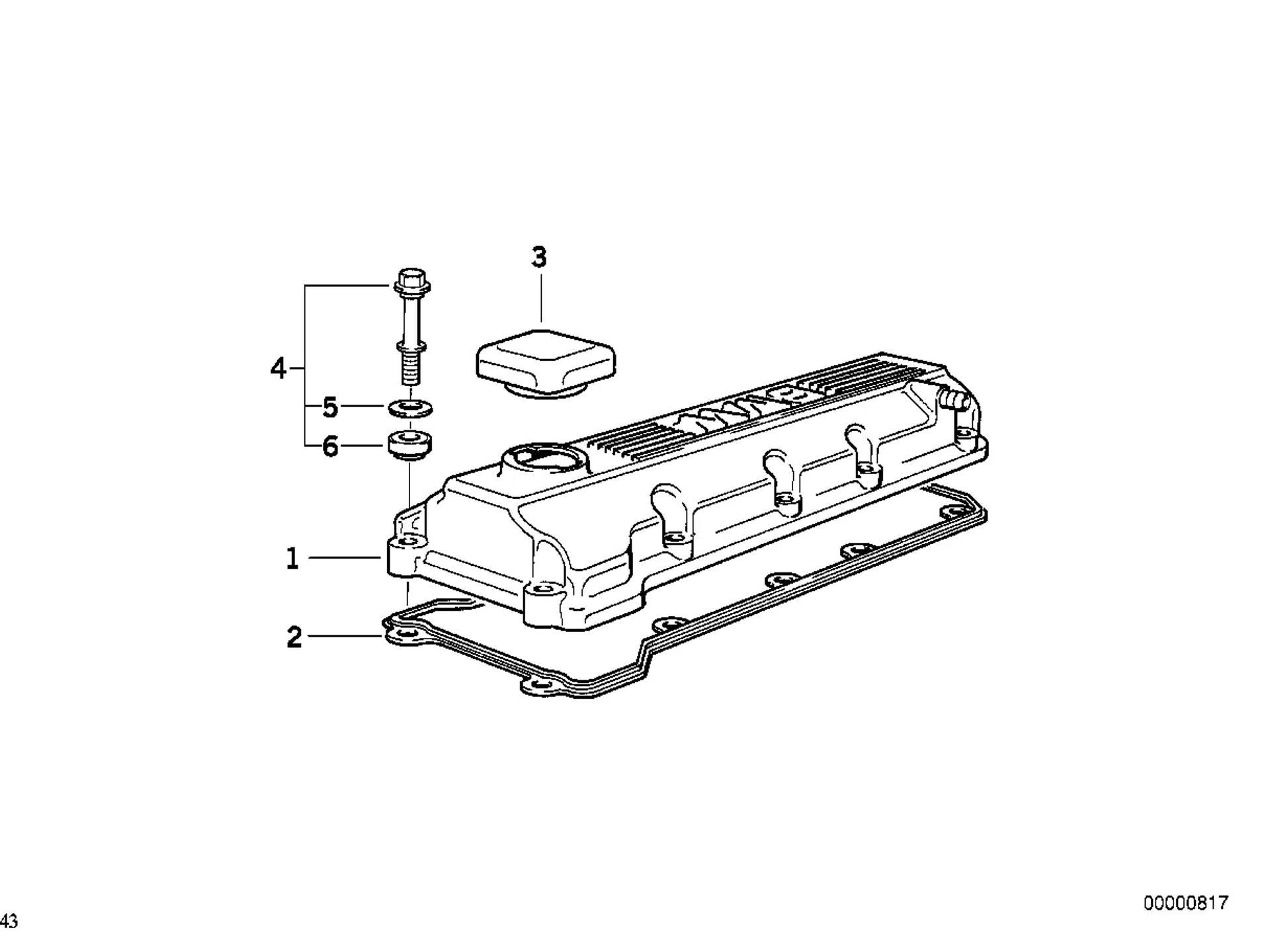 BMW Bundschraube E36 E30 E34 E38 E39 E46 E53 E65 E66 11127568809