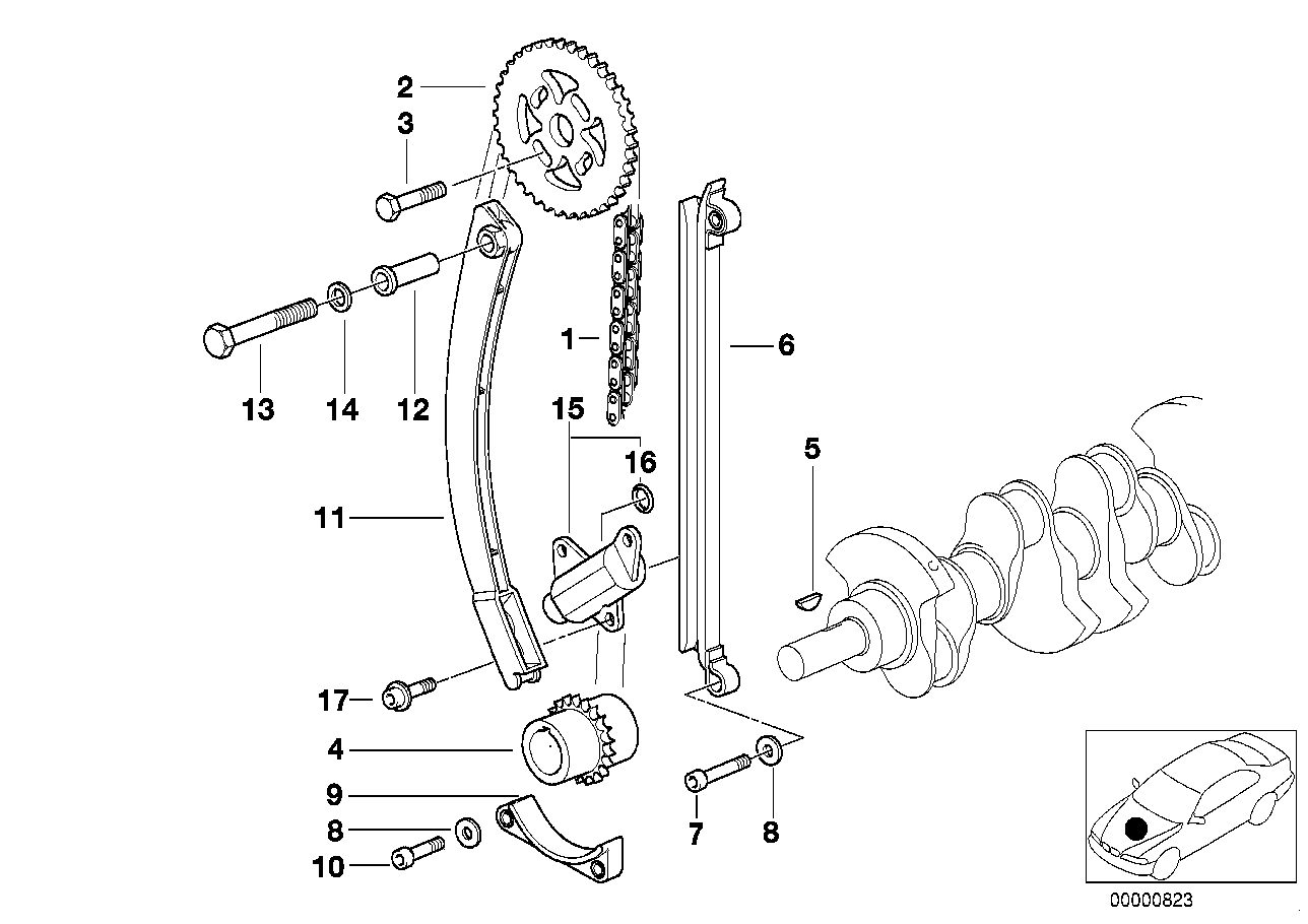 BMW Spannschiene E34 E36 E46 11311435970 - Z3 E36, 3er E46, 5er E