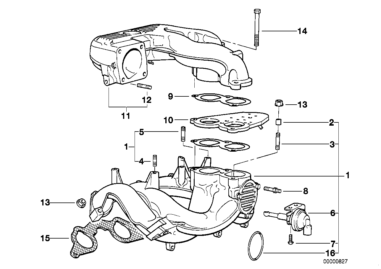 BMW Dichtung Metall E34 E36 11611739545