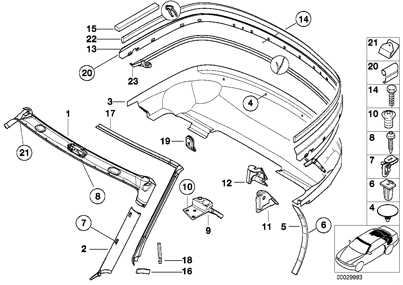 BMW Klammer 51438398207 - Bildposition 07