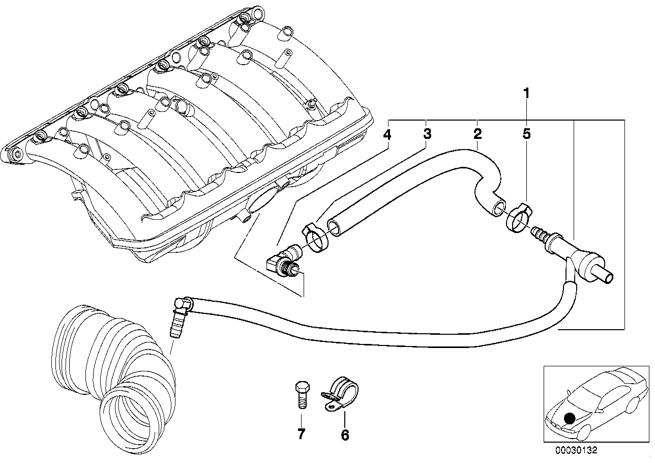 BMW Saugstrahlpumpe 11611439396 - Bildposition 01