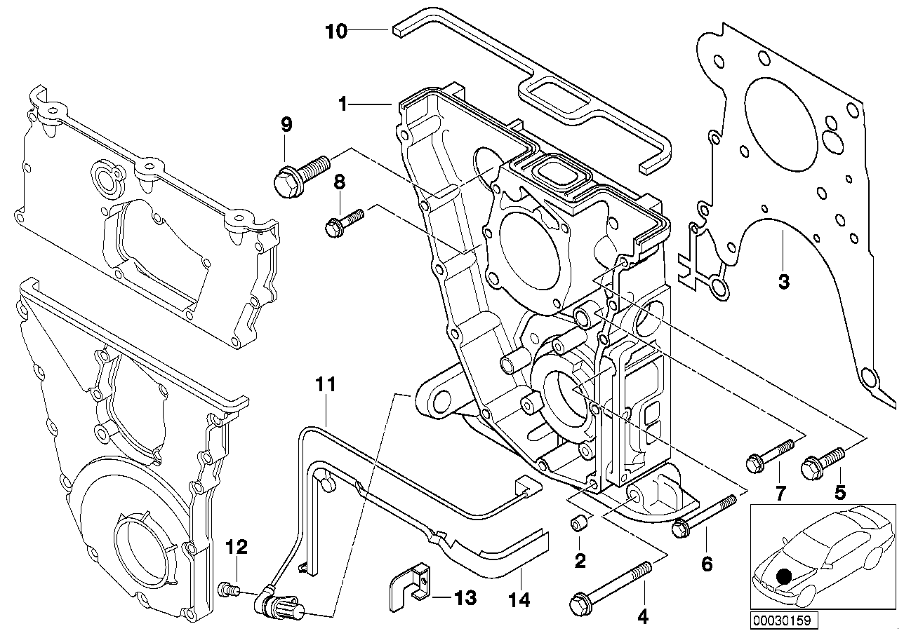 BMW Halter E30 E36 12141727766 - Z1 E30, Z3 E36