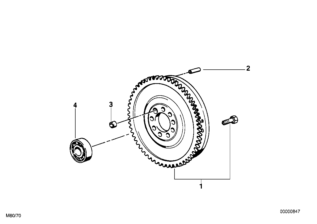 BMW Zweimassenschwungrad E31 E34 E38 21201223453