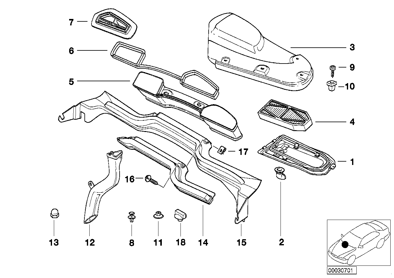 BMW Schallisolierung E38 64318380140