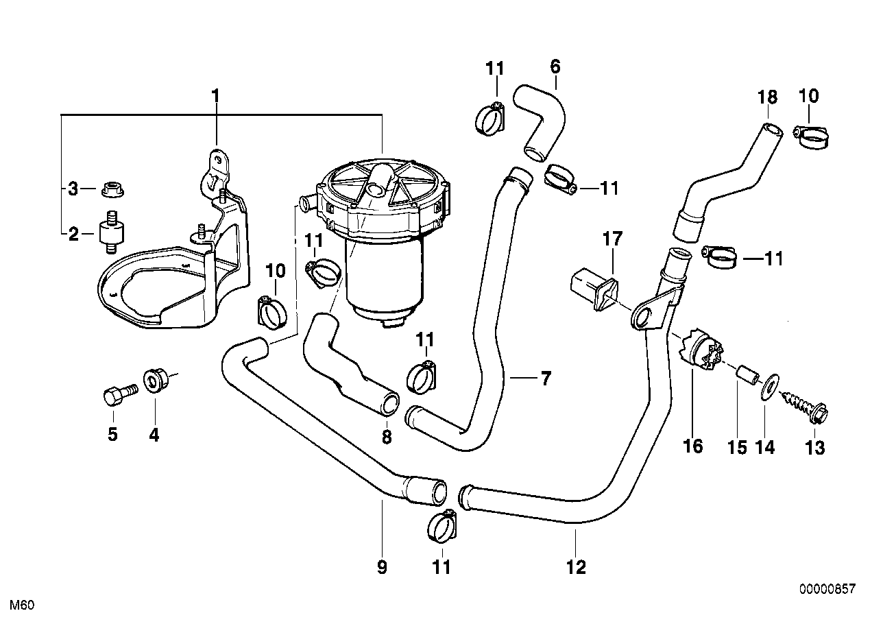 BMW Formschlauch E38 11721742134 - 7er E38