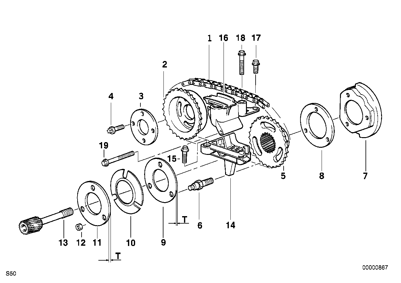 BMW Anlaufscheibe E34 E36 E38 E39 11361403823 - Bildposition 11