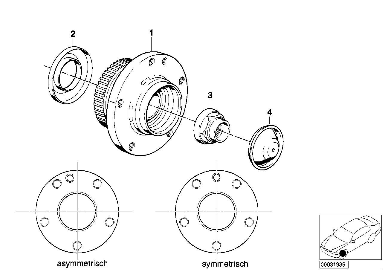BMW Staubschutzmanschette E31 E32 E34 31211131266 - 5er E34, 7er