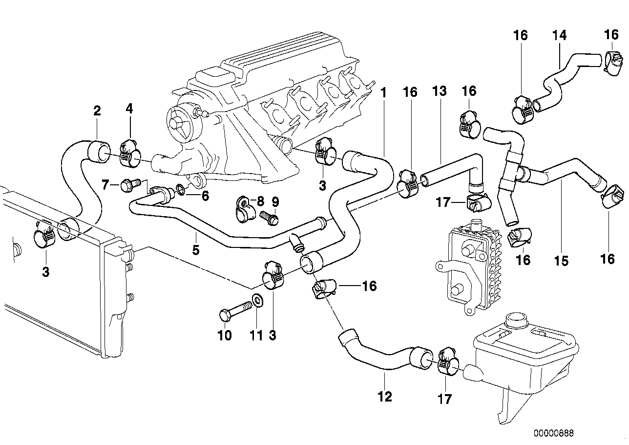 BMW O-Ring E36 E38 E39 11537785518 - Bildposition 06