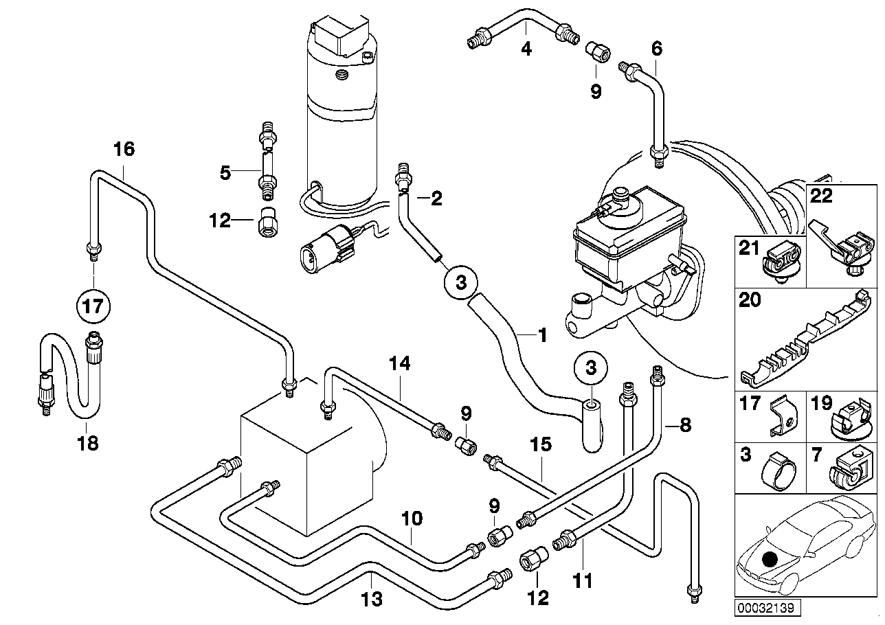 BMW Rohrleitung E39 34326755308 - 5er E39