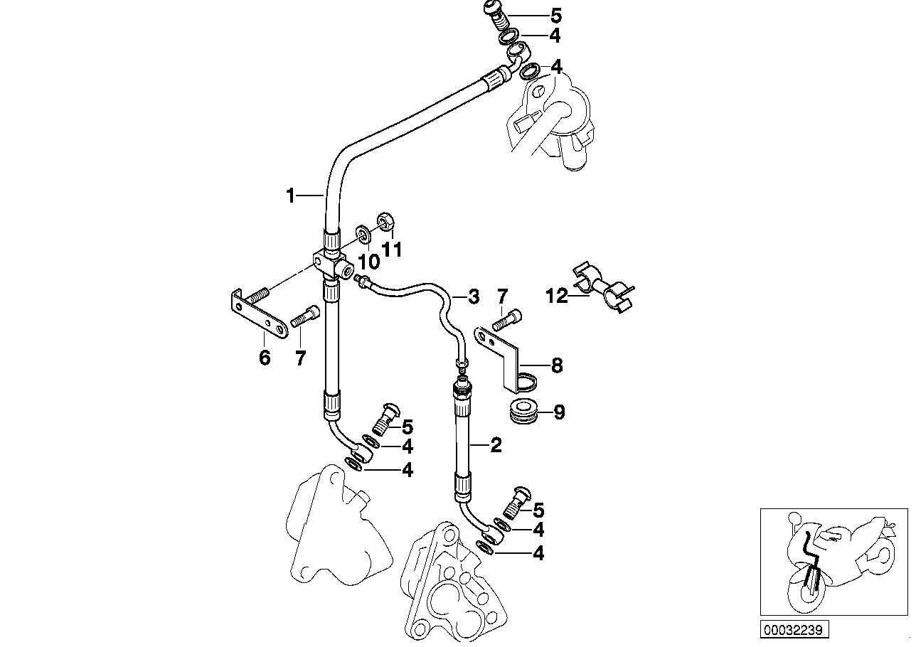BMW Tülle R60 R75 R90 R90S K30 K41 R21 R22 R28 34321233159 - Bild