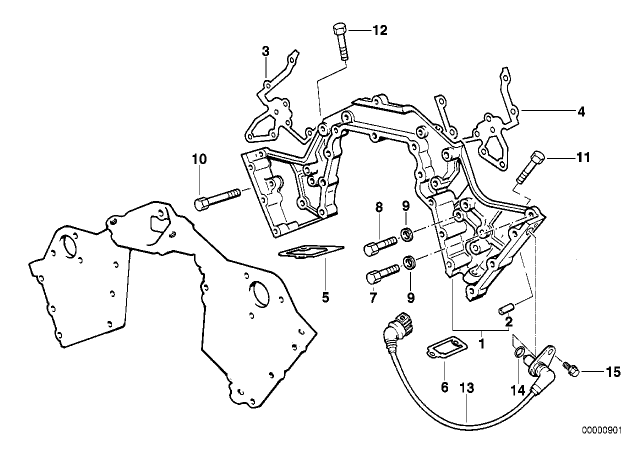 BMW Nockenwellensensor E38 12141433263