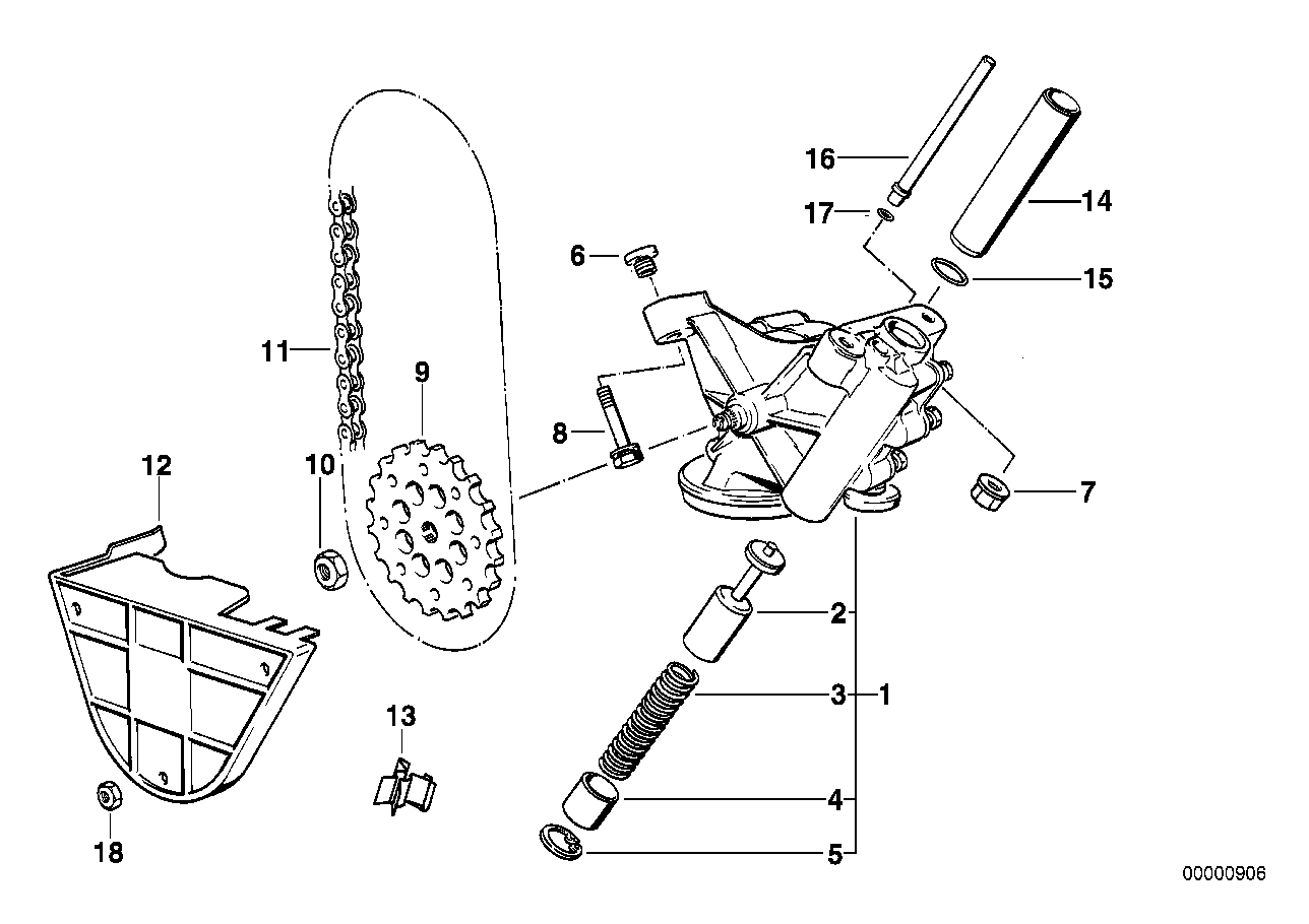 BMW Sechskantschraube selbstsichernd E31 E32 E34 E38 E39 E53 1141