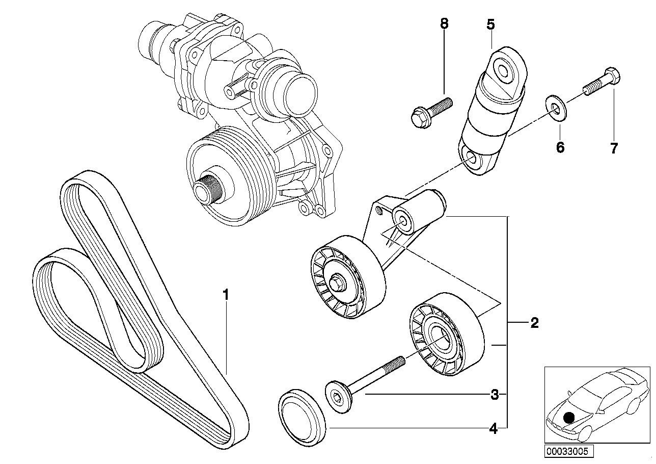 BMW Riemenspanner E38 11282248192