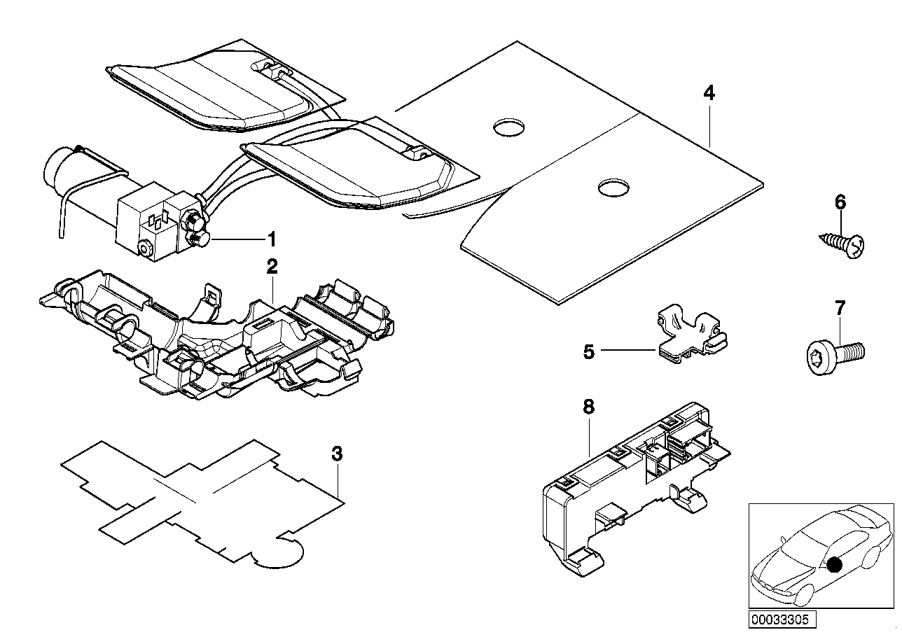 BMW Antrieb Aktivsitz E38 E39 52108234873 - Bildposition 01