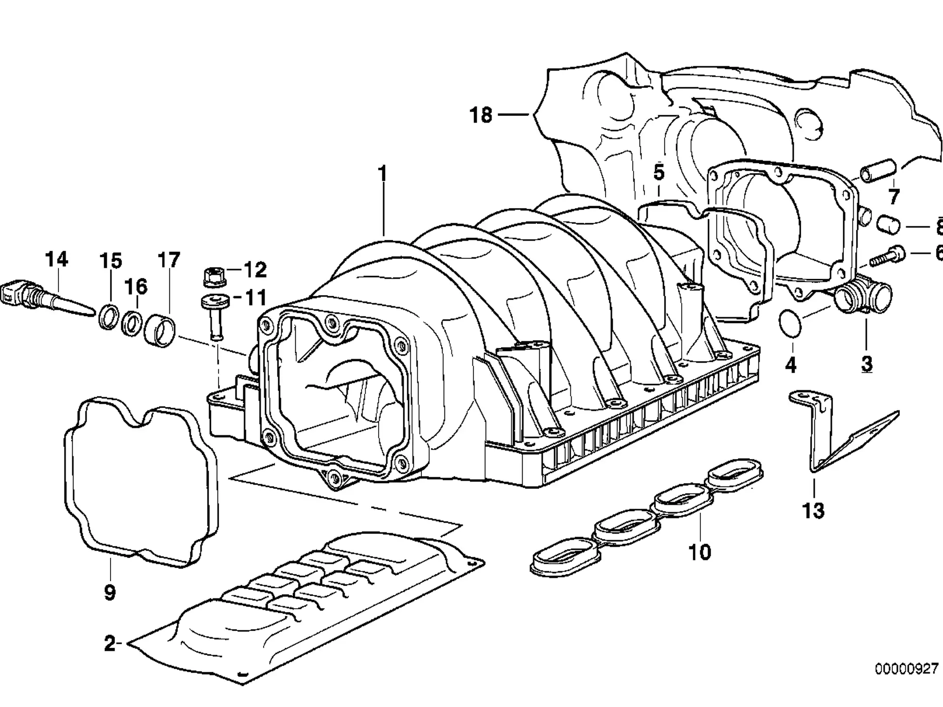 BMW Profildichtung E31 E32 E34 E38 E39 E53 11611729728