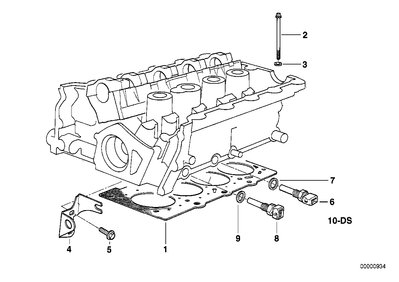 BMW Zylinderkopfdichtung E30 E36 11121721547 - Z1 E30 Roadster, Z