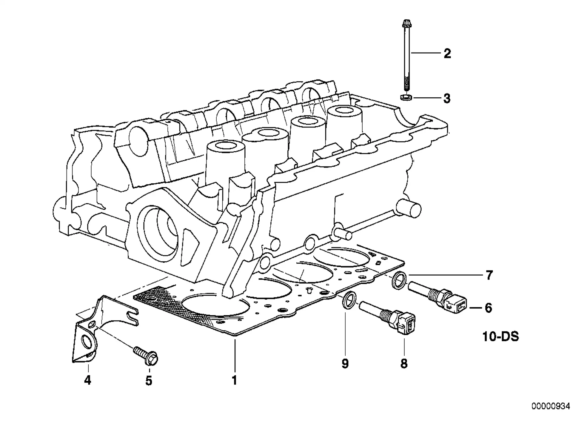 BMW Temperatursensor Wasser E30 E23 E24 E28 E32 E34 E36 13621709967