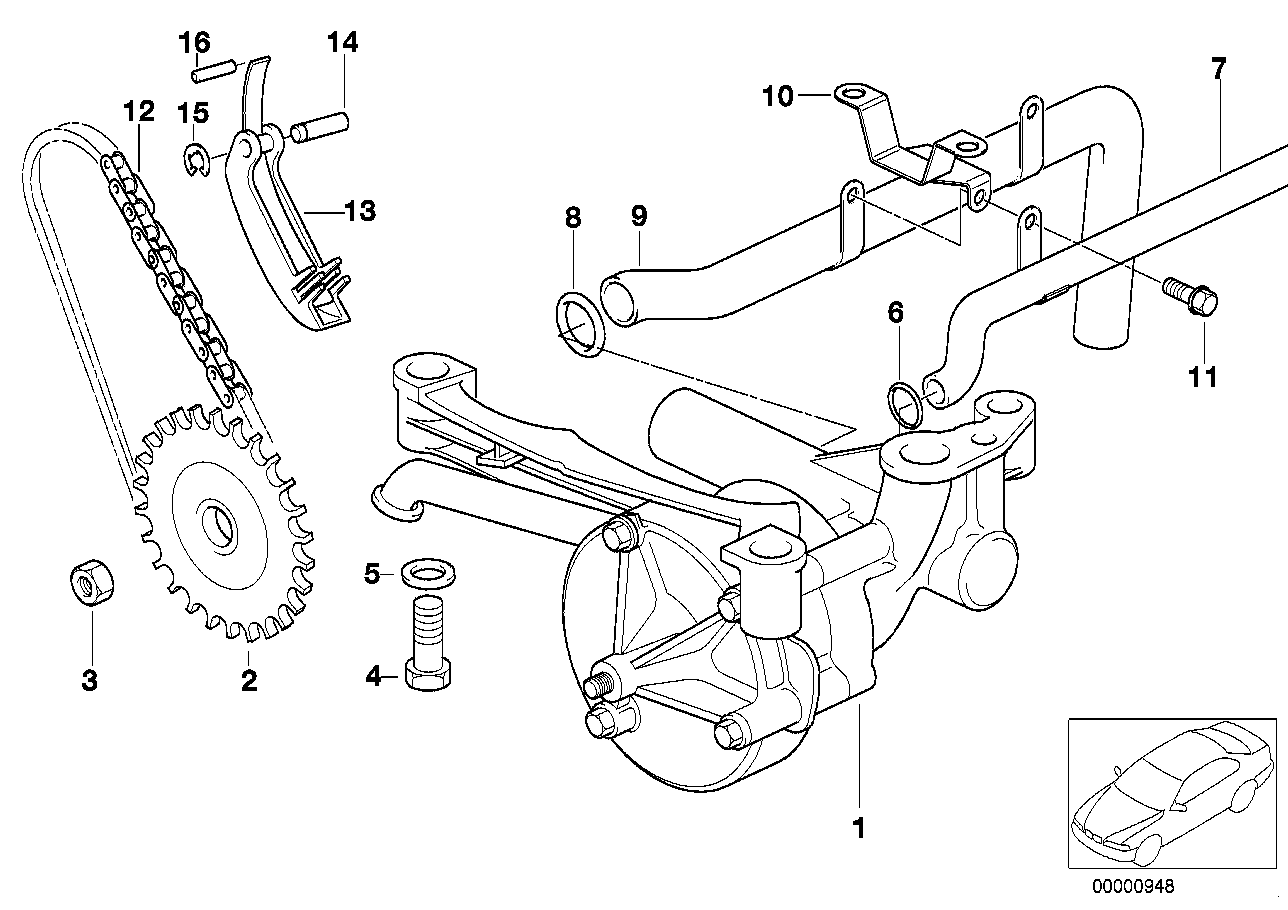 BMW O-Ring E36 11411404635 - Bildposition 08
