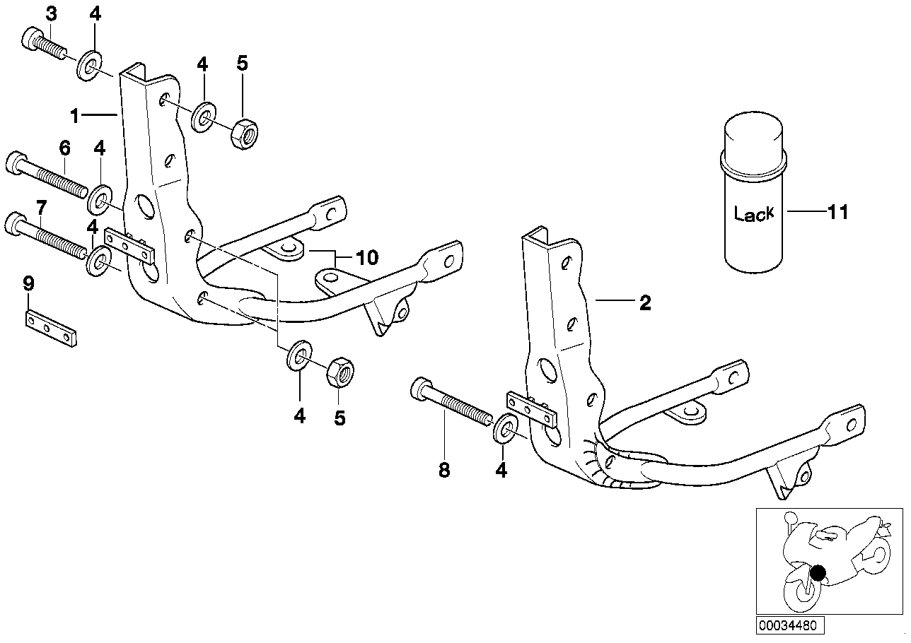 BMW Zylinderschraube R13 07119900528