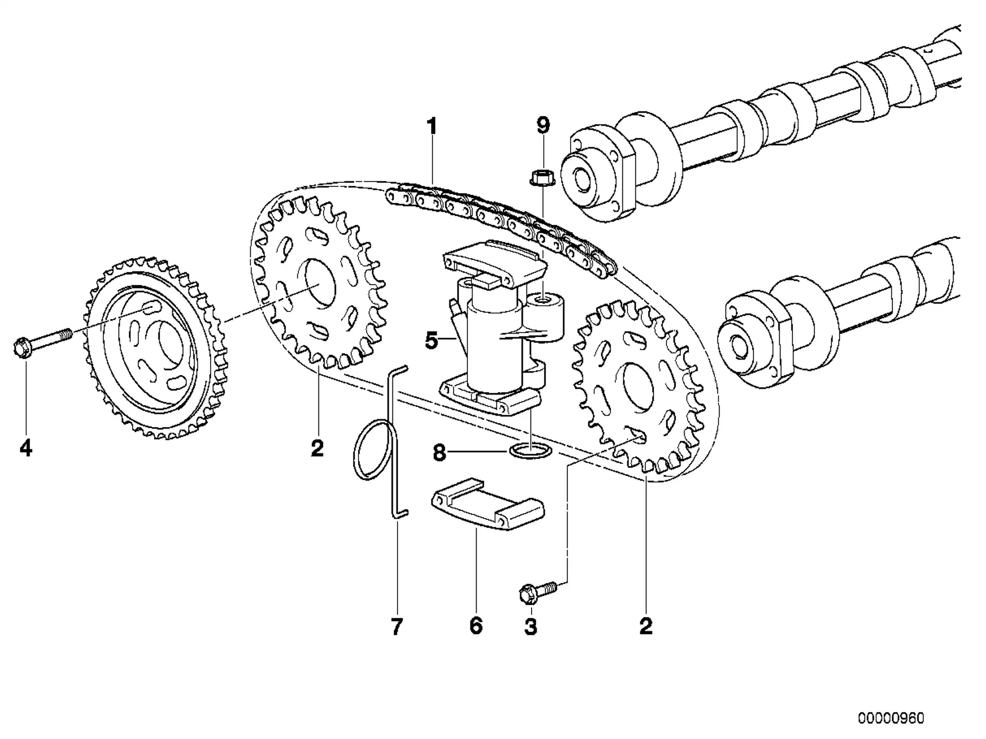 BMW Gleitstück E31 E38 E39 11311742175