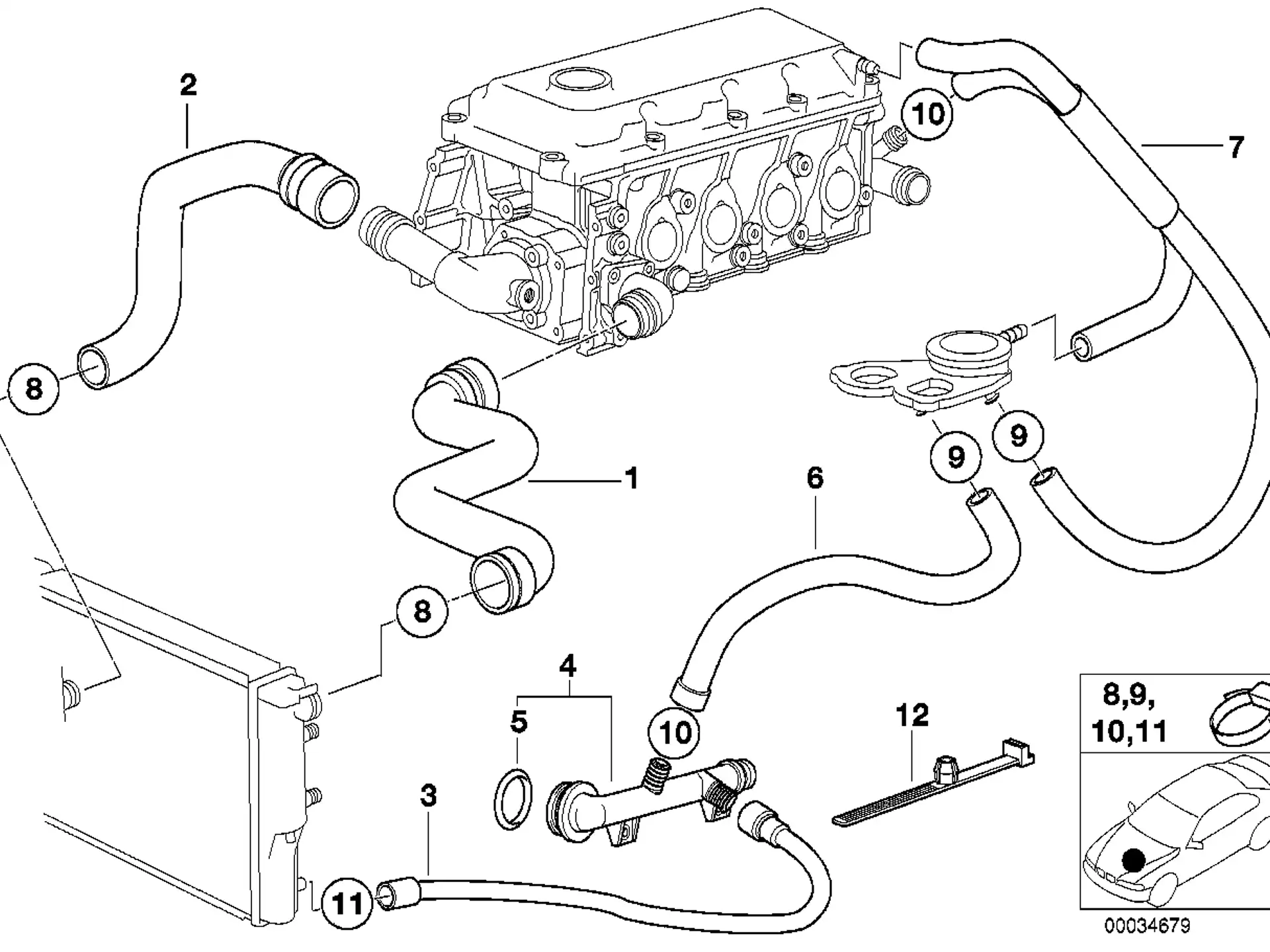 BMW Schlauchschelle R60 R75 R90 R90S R45 R45T R65 R65T E36 E12 E21 E23 E24 E28 E30 E31 E32 E34 E38 E39 E46 E52 E53 E60 E61 E63 E64 E65 E66 E70 E71 E72 E81 E82 E83 E84 E85 E86 E87 E88 E89 E90 E91 E92 E93 F01 F02 F04 F06 F07 F10 F11 F12 F13 F15 F16 F20 F21